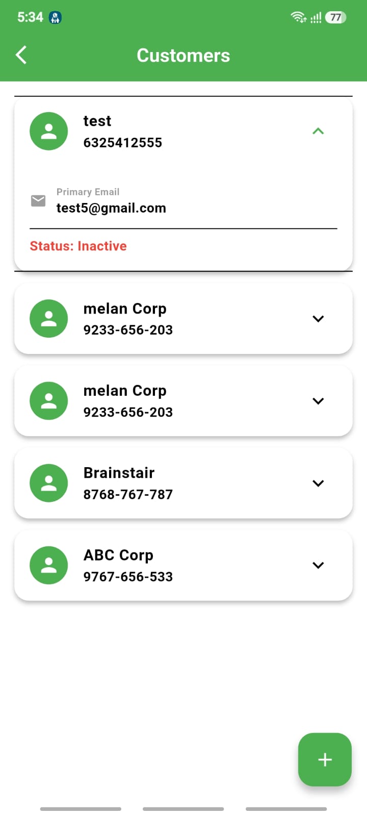 Employee Attendance App Screen 4