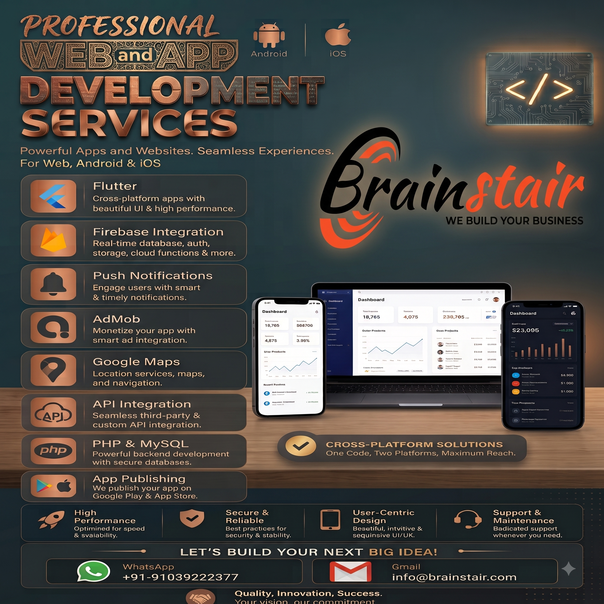 Brainstair Technologies Hero Banner